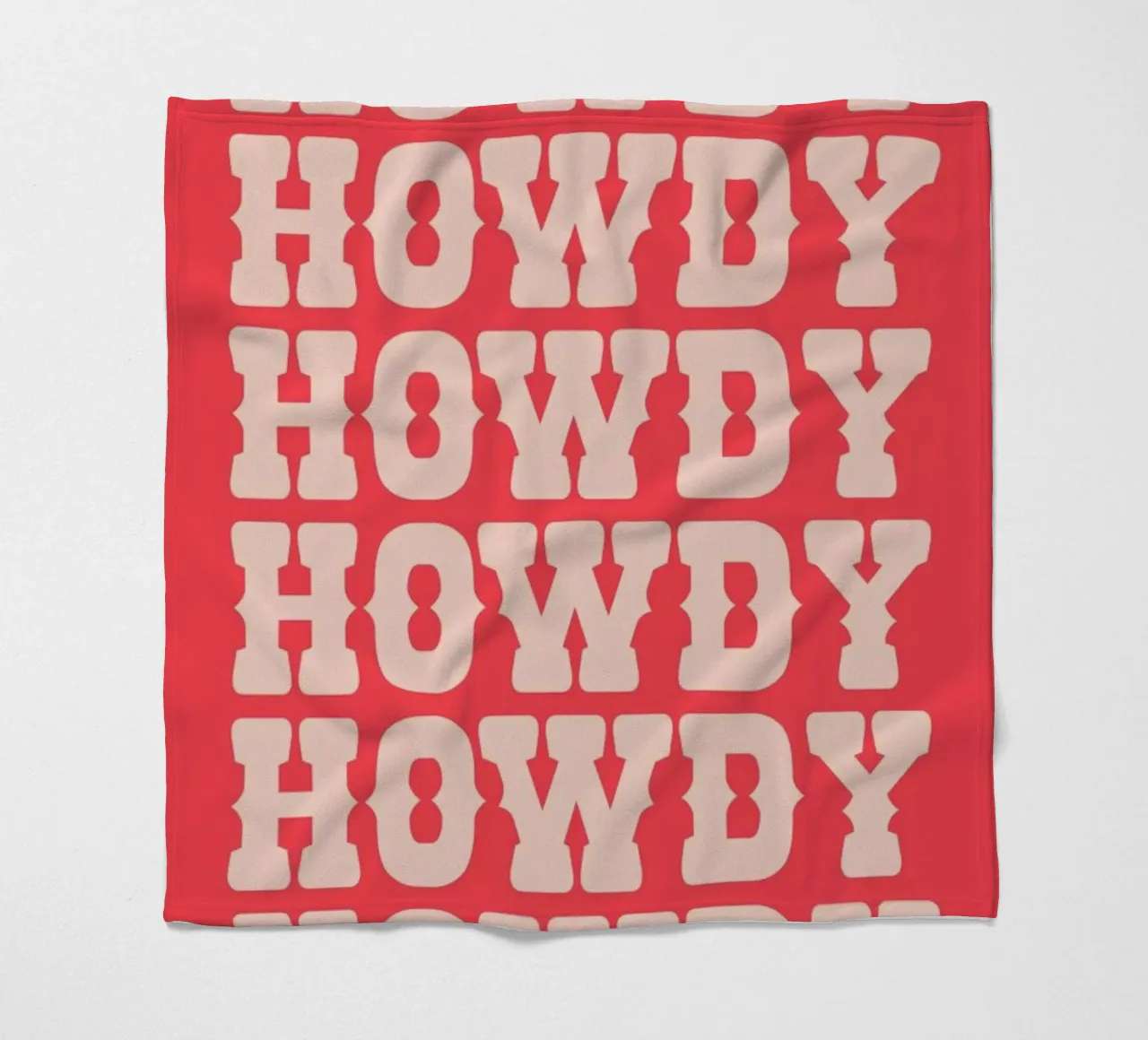 Howdy fleece blanket by Pure