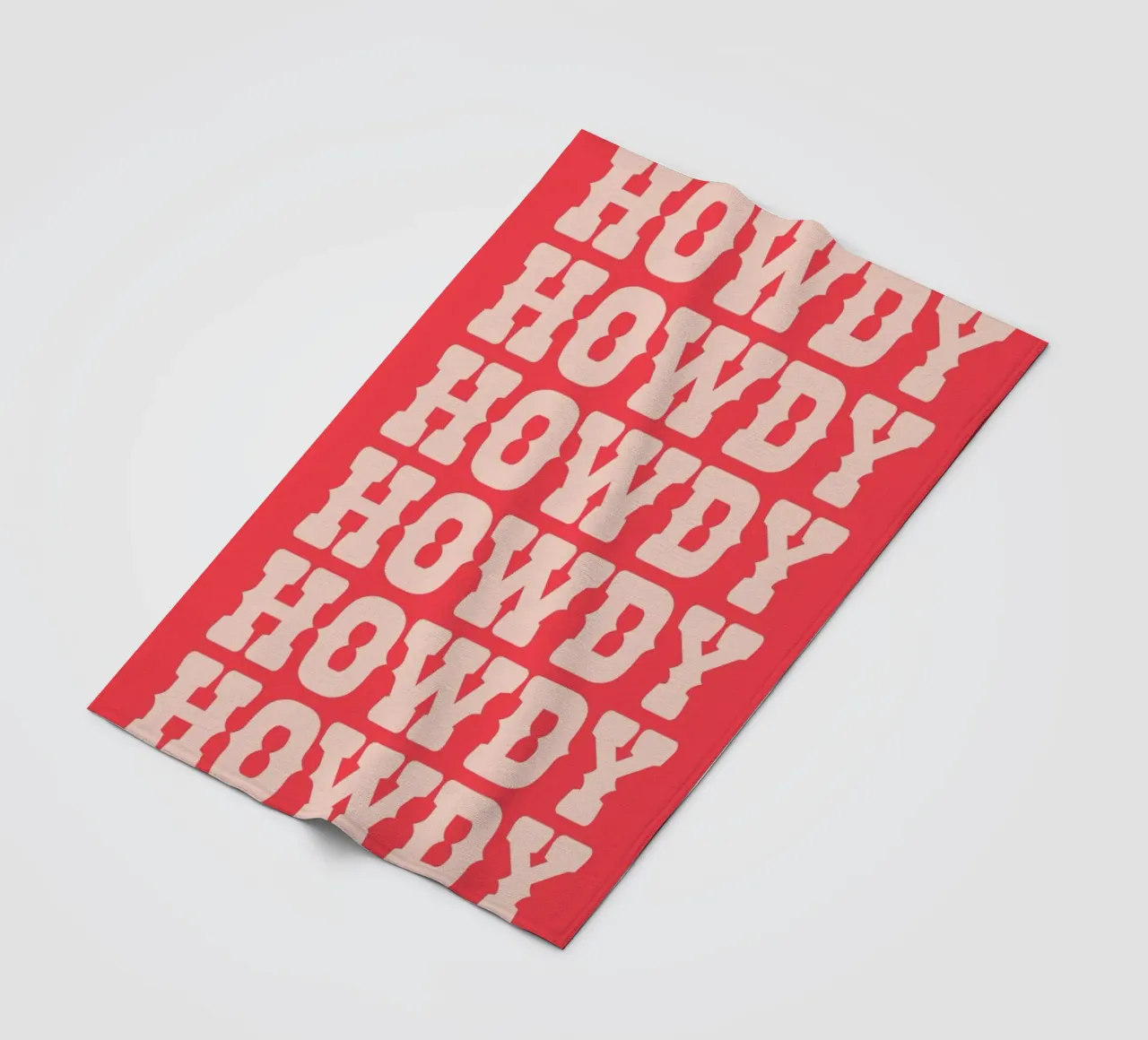 Howdy fleece blanket by Pure
