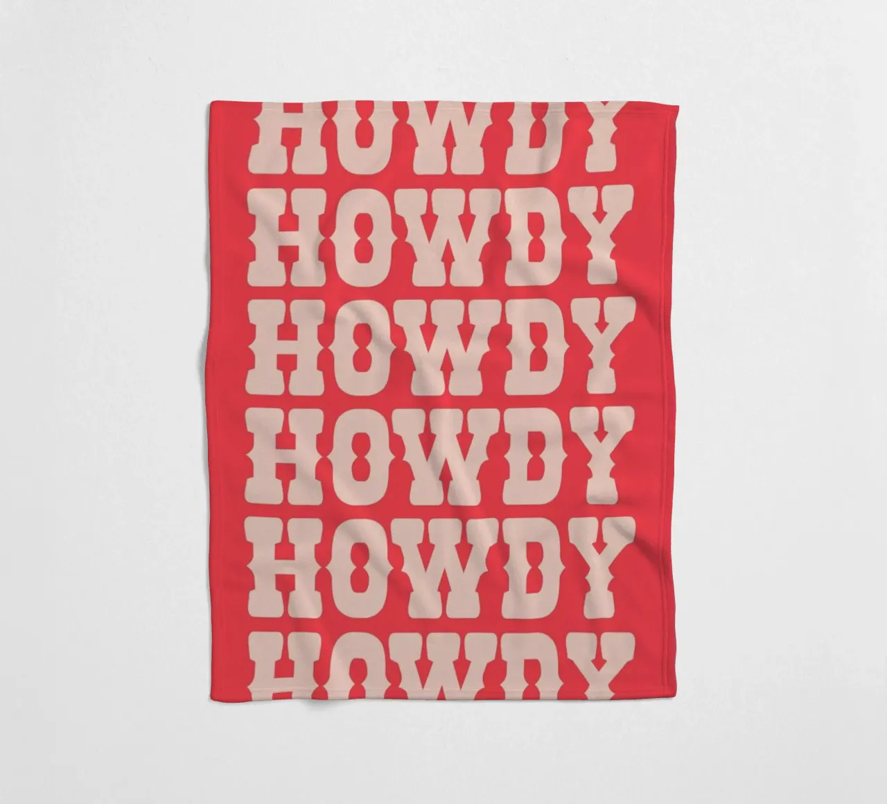 Howdy fleece blanket by Pure