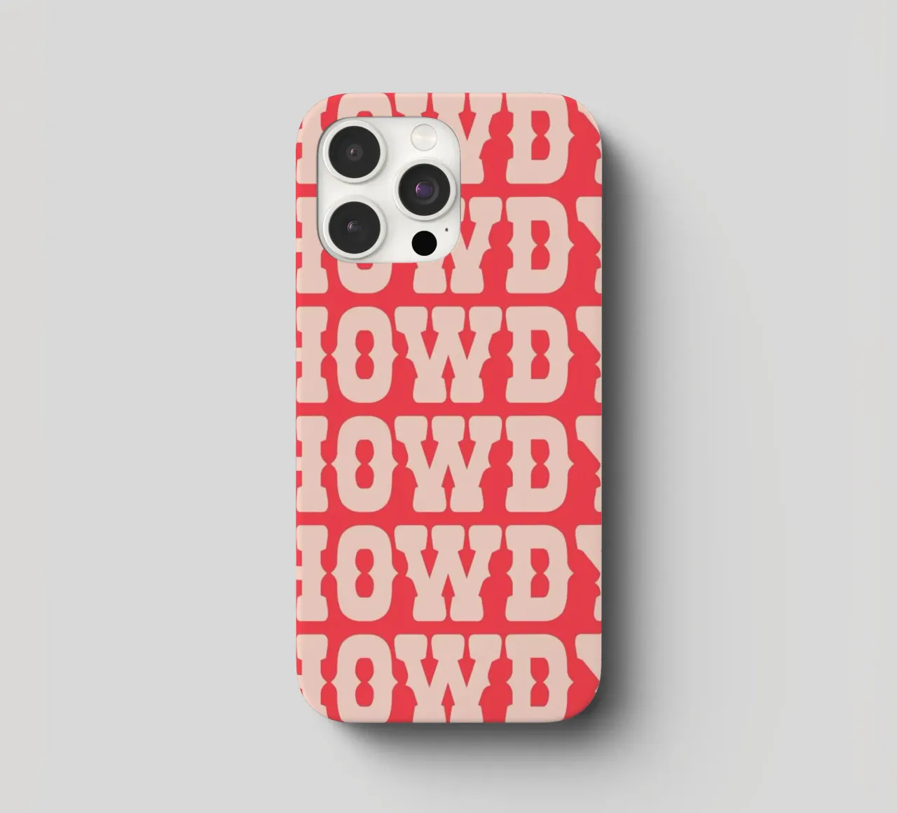 Howdy iphone case by Pure