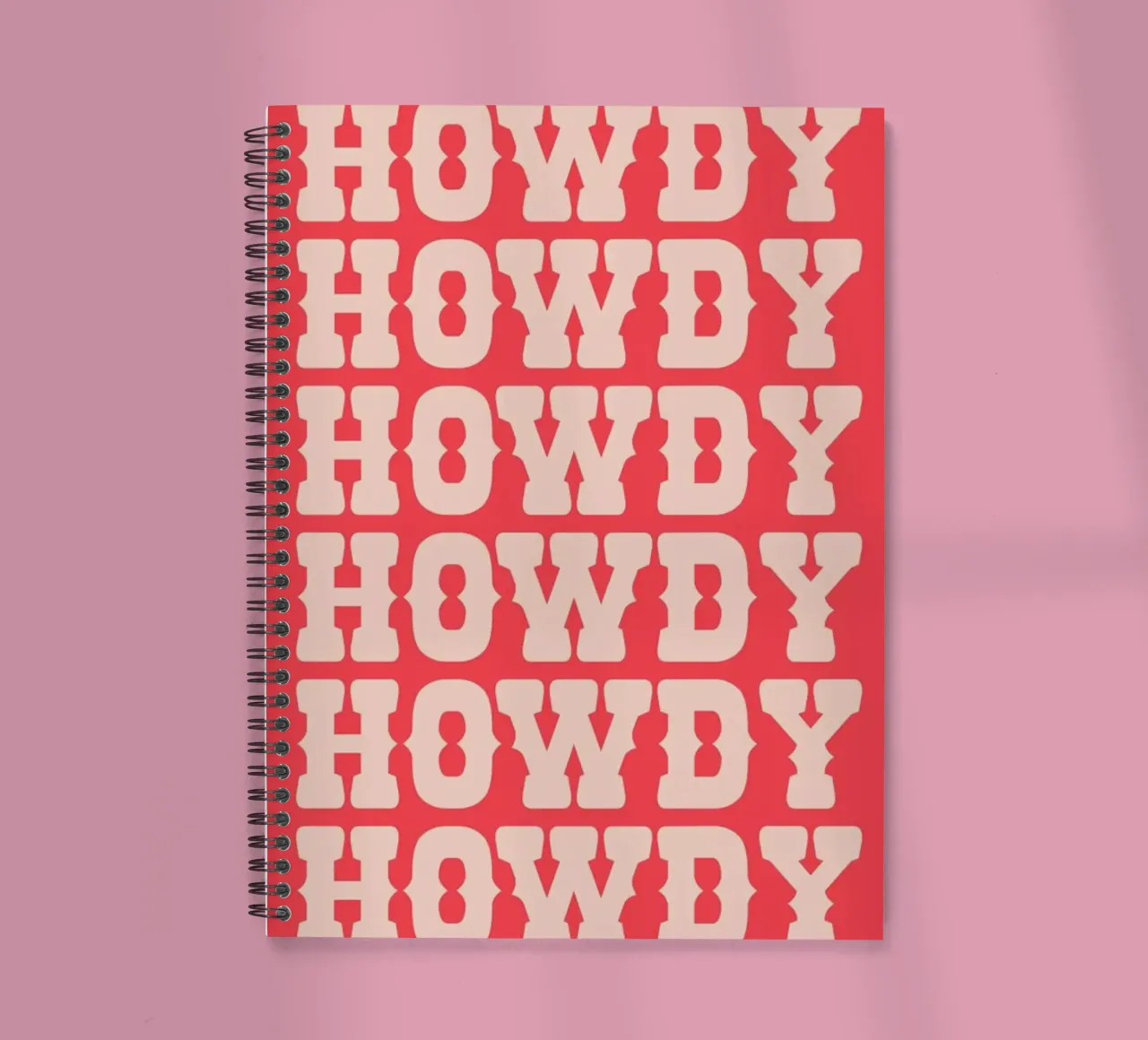 Howdy spiral notebook by Pure