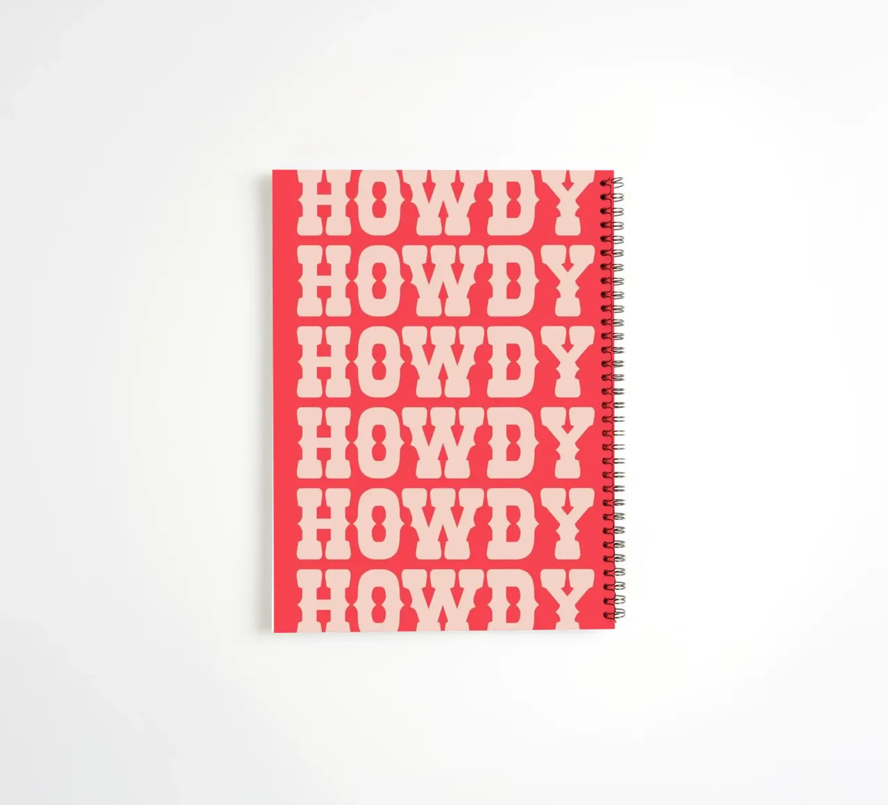 Howdy spiral notebook by Pure