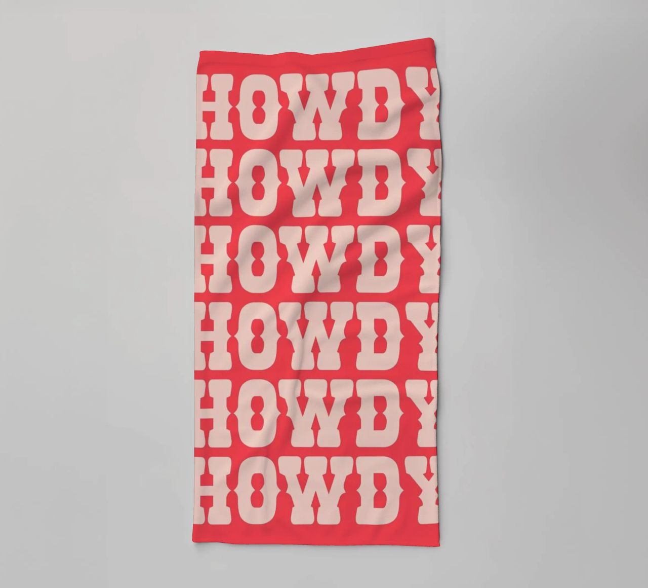 Howdy towel by Pure