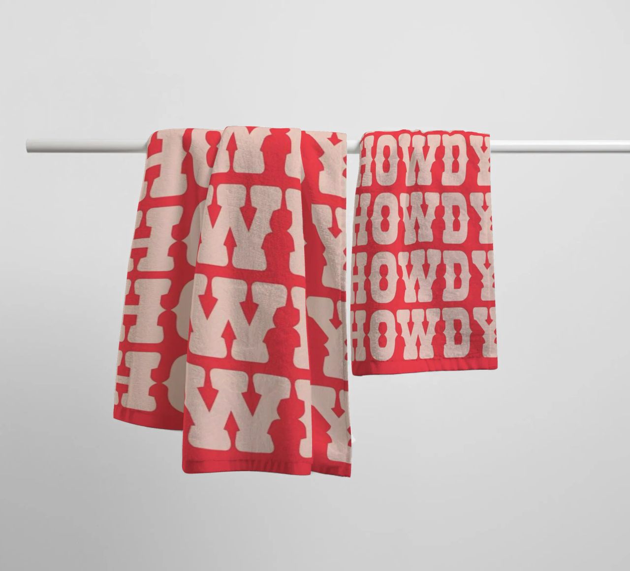 Howdy towel by Pure