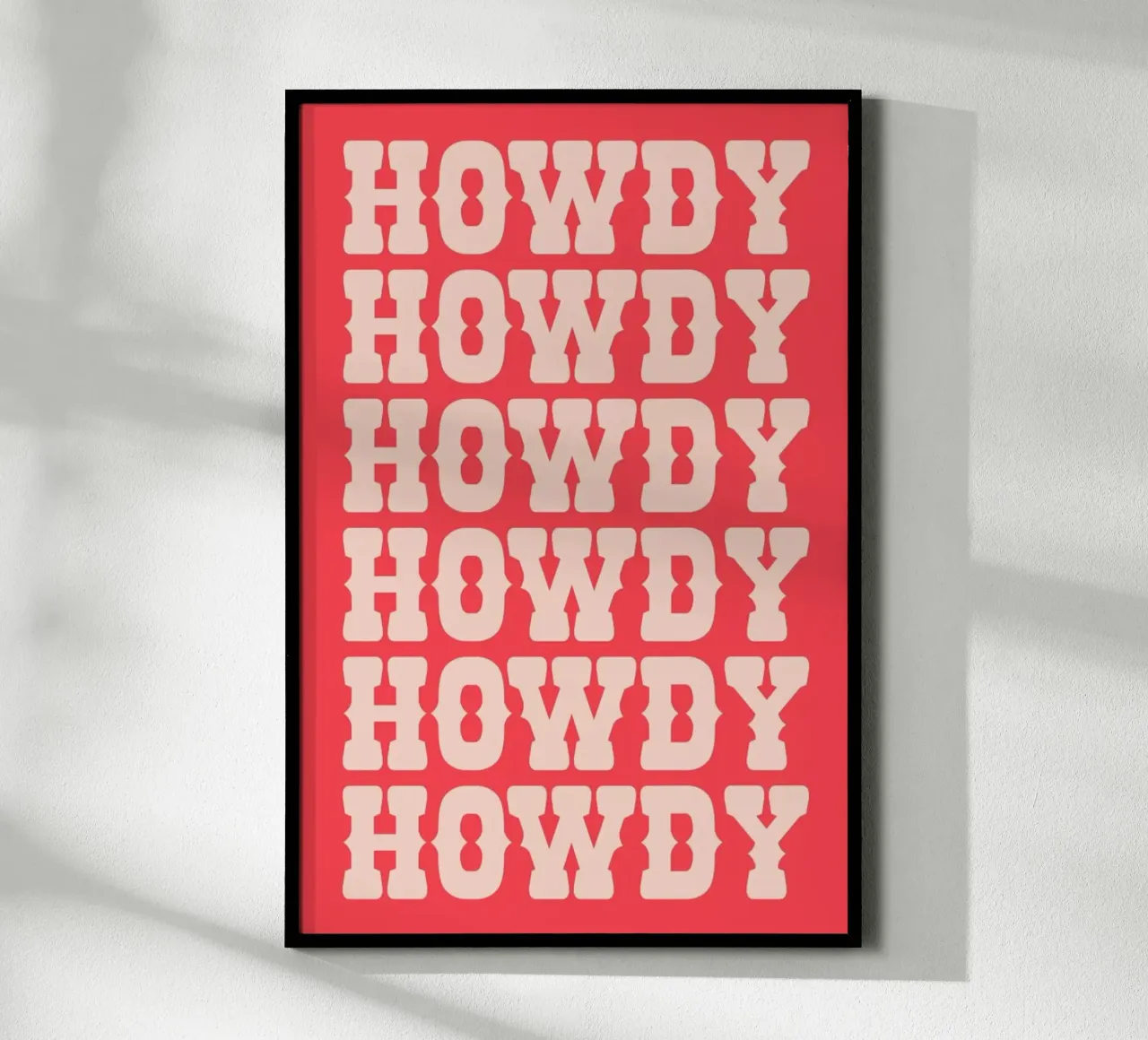 Howdy poster by Pure