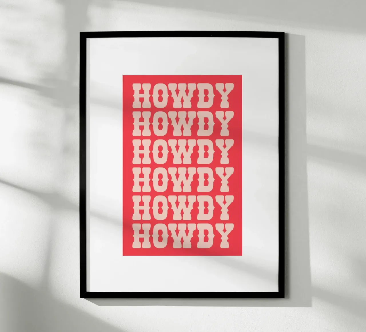 Howdy poster by Pure