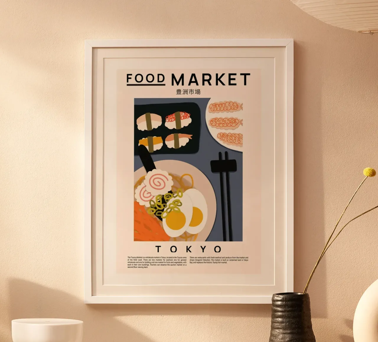 Mercato alimentare di Tokyo poster da Food Market