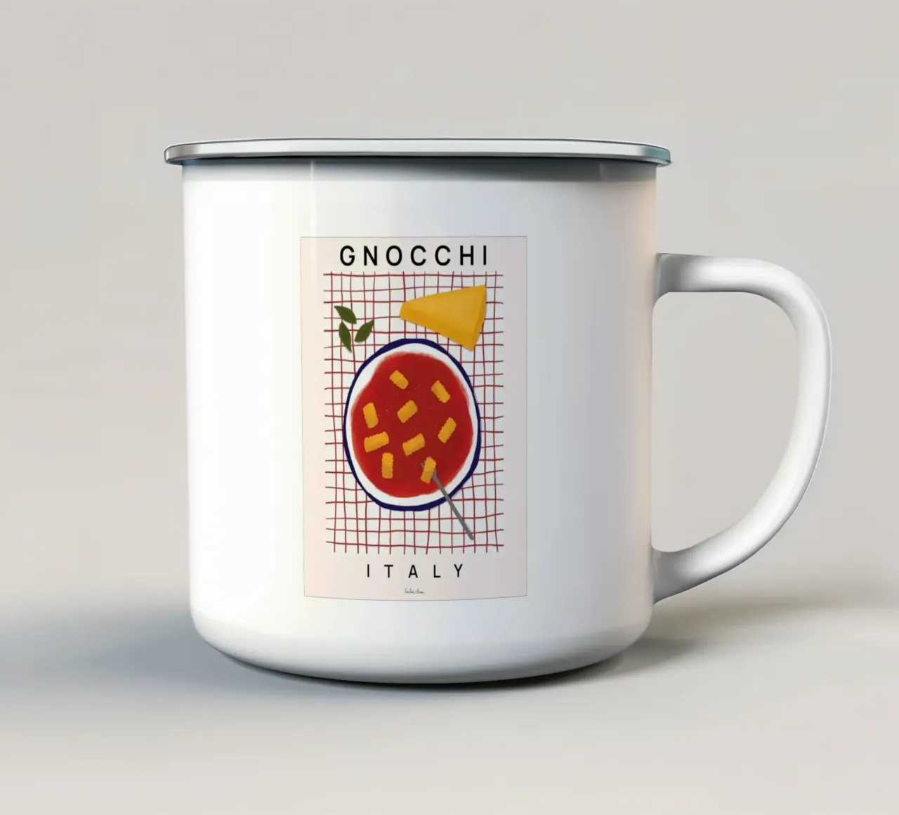Gnocchi Food tazza in smalto da Food Market