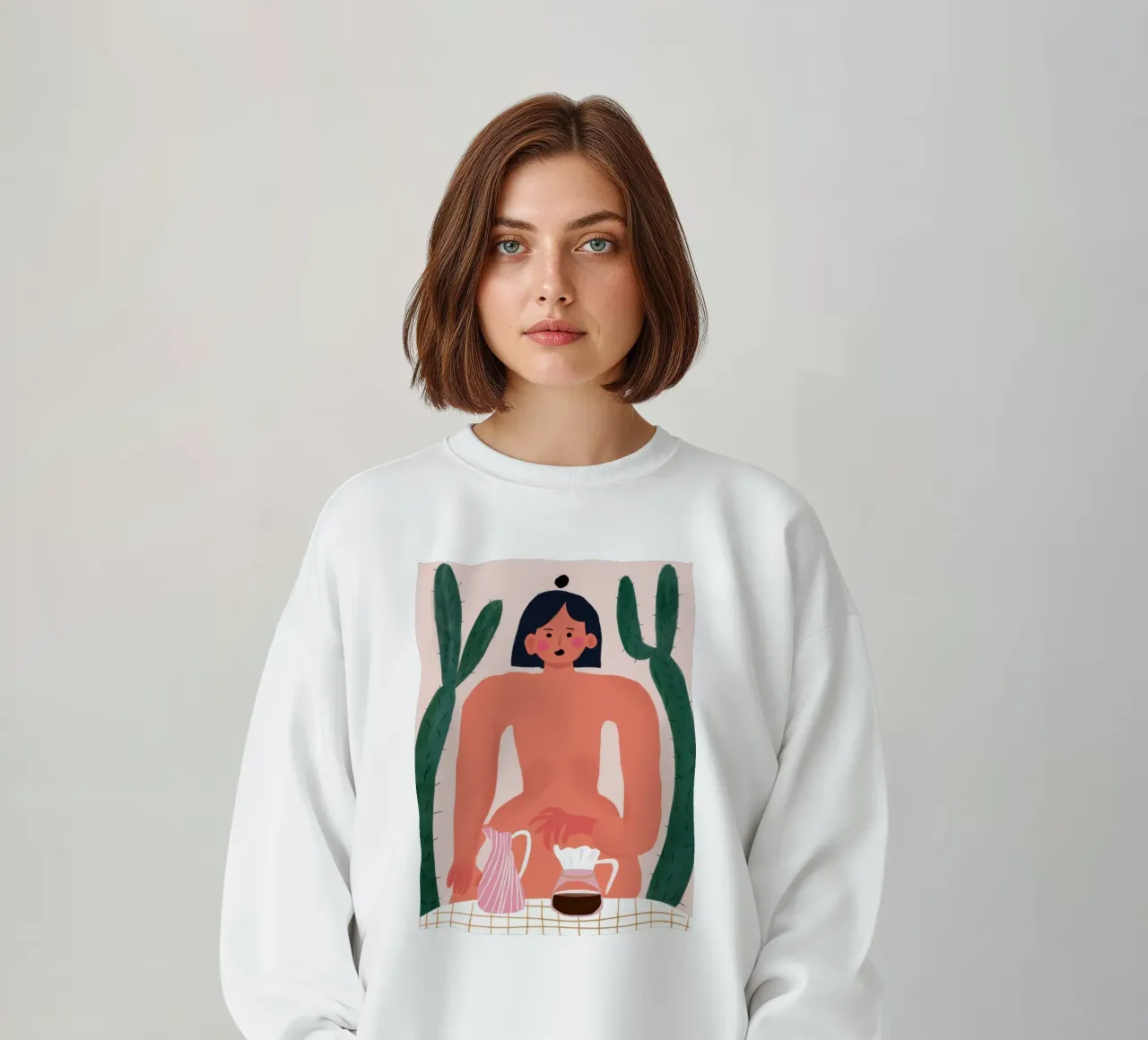 Nudo con brocca felpa da Pale Aura