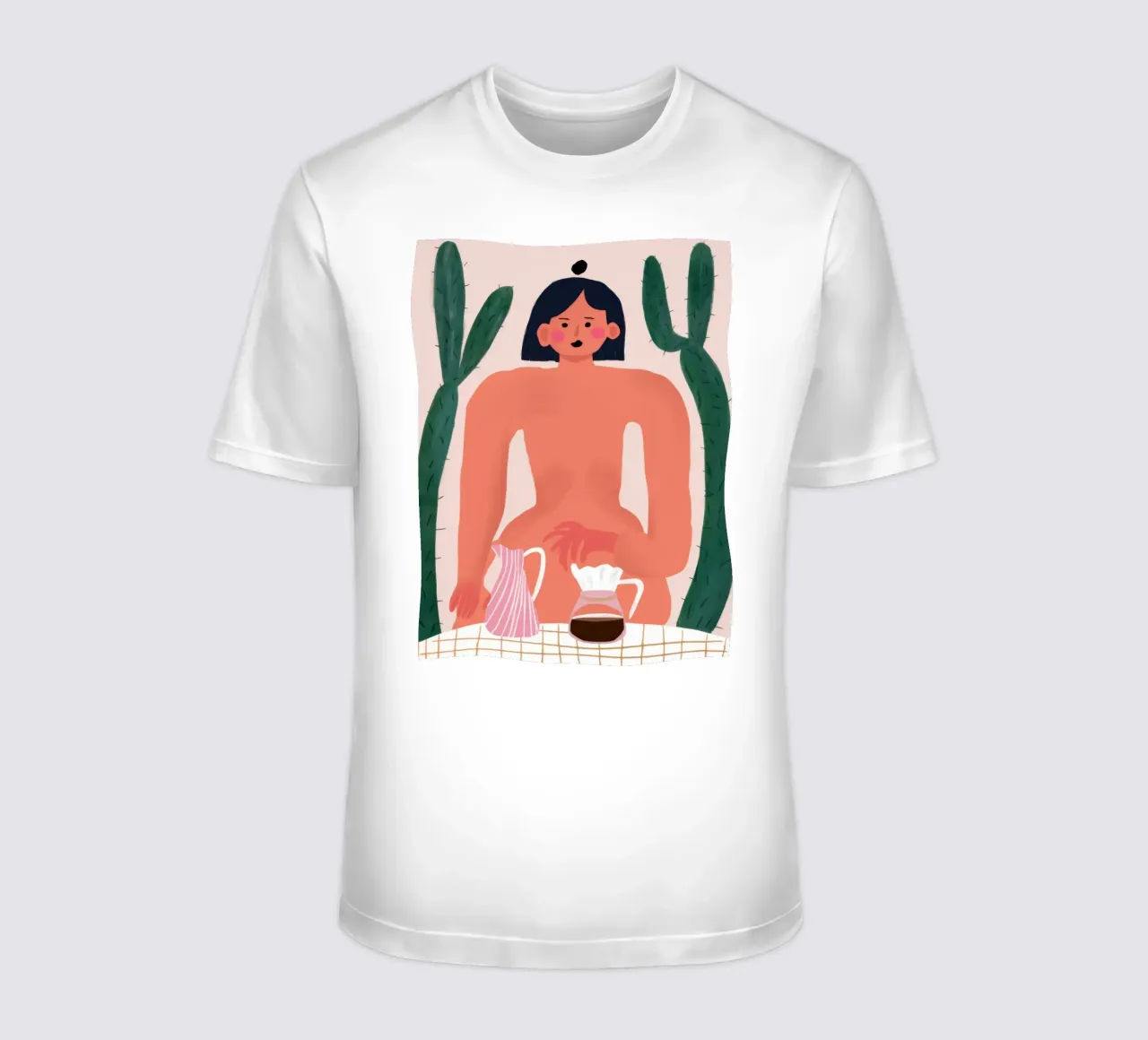 Nudo con brocca t-shirt da Pale Aura