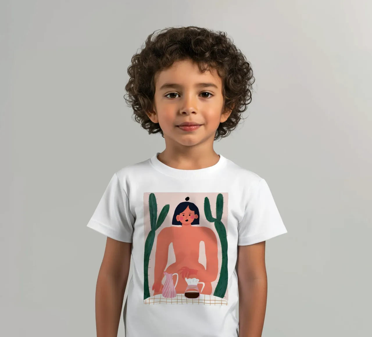 Naakt met waterkruik kinder t-shirt van Pale Aura