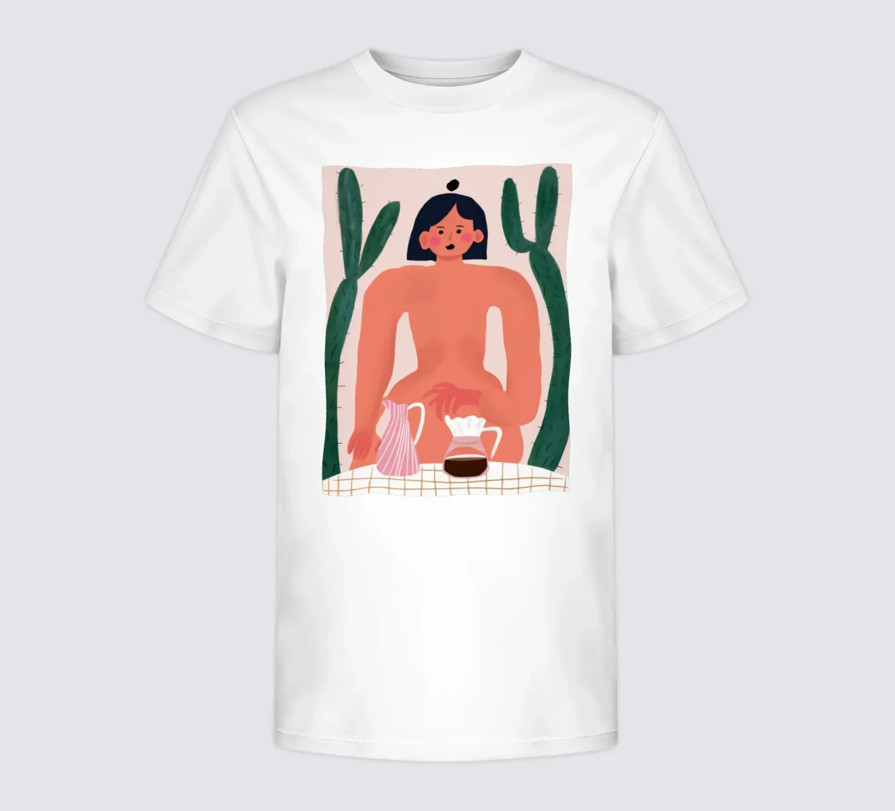 Naakt met waterkruik kinder t-shirt van Pale Aura