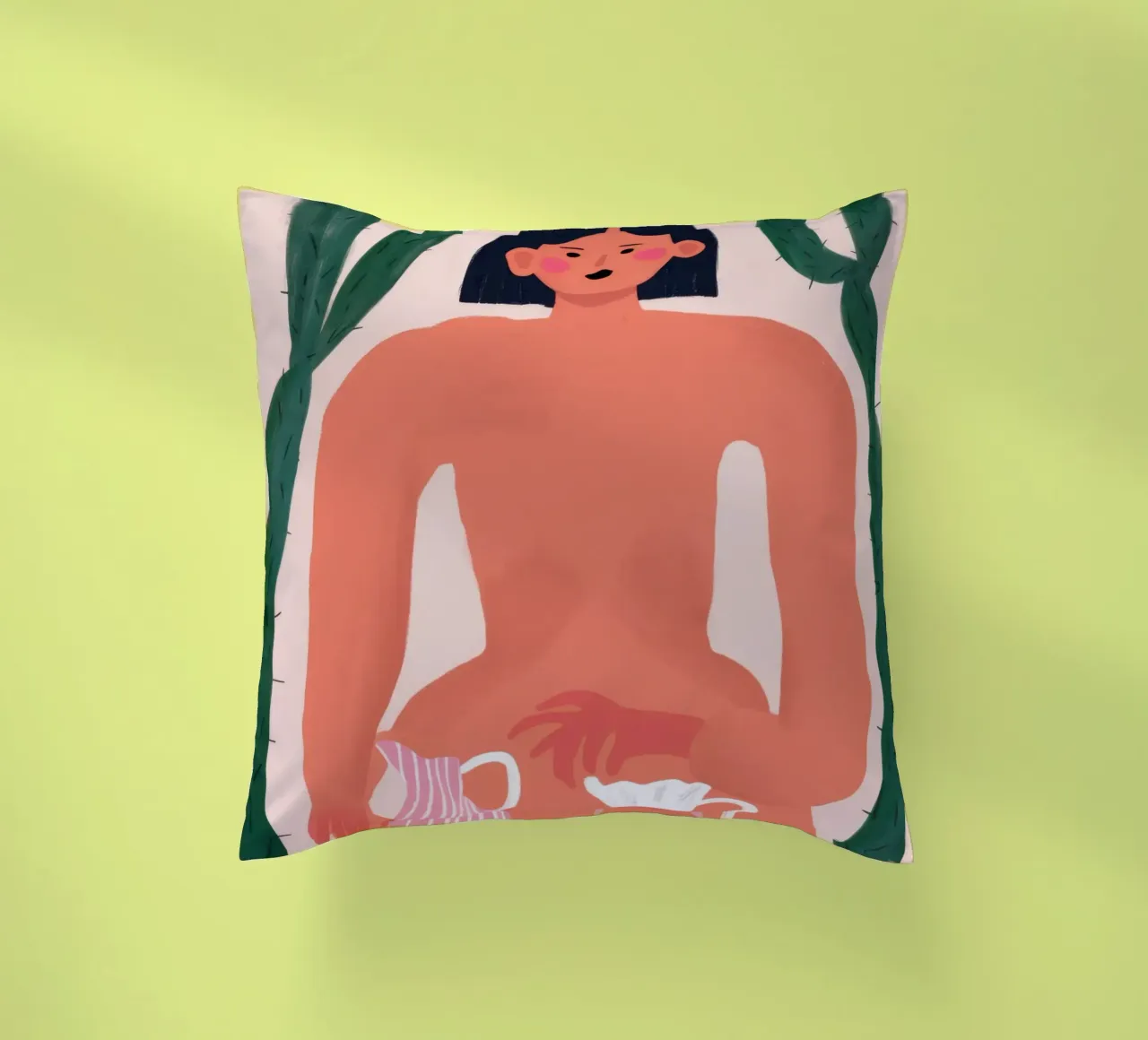 Nudo con brocca cuscino da Pale Aura