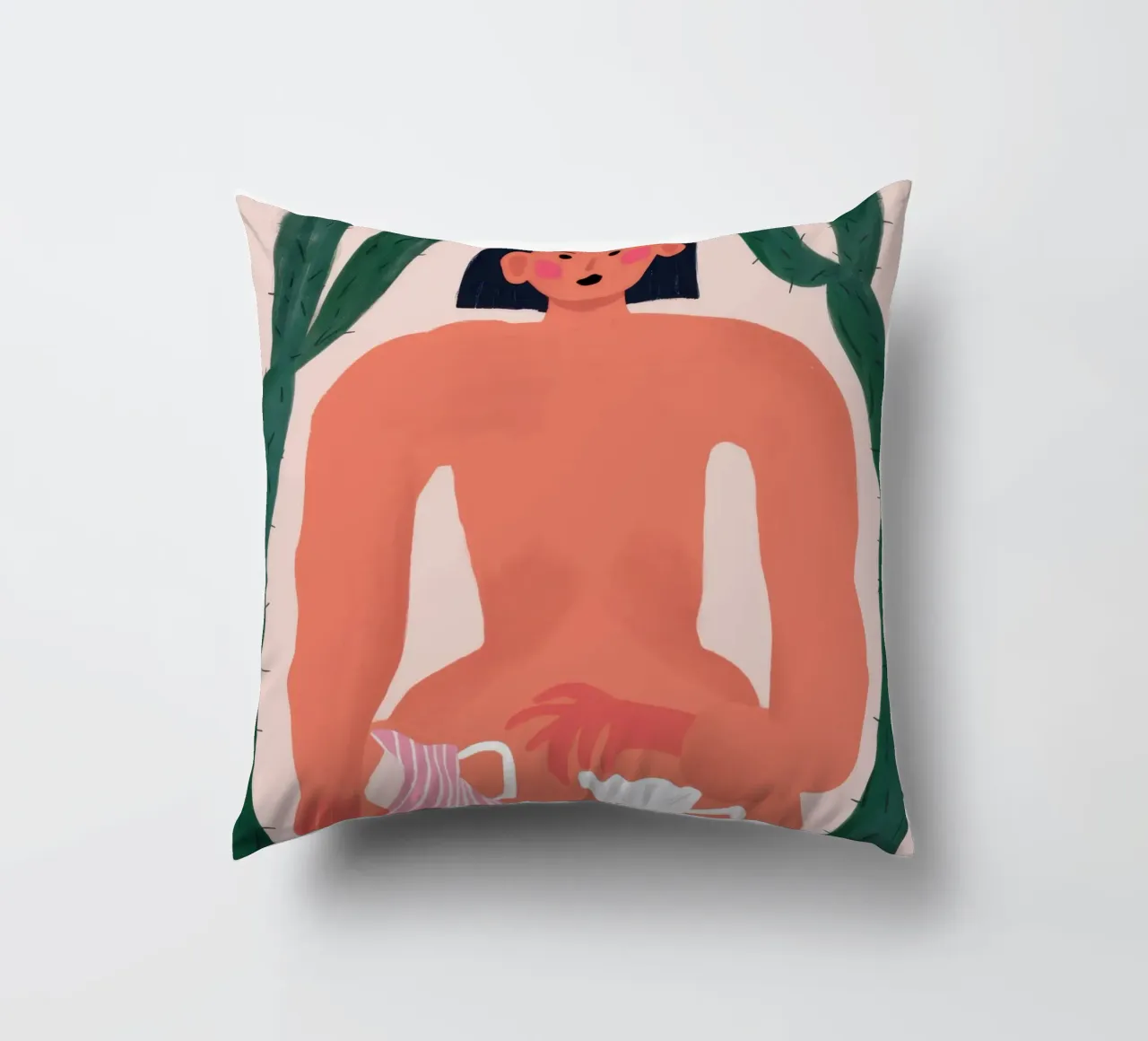 Nudo con brocca cuscino da Pale Aura