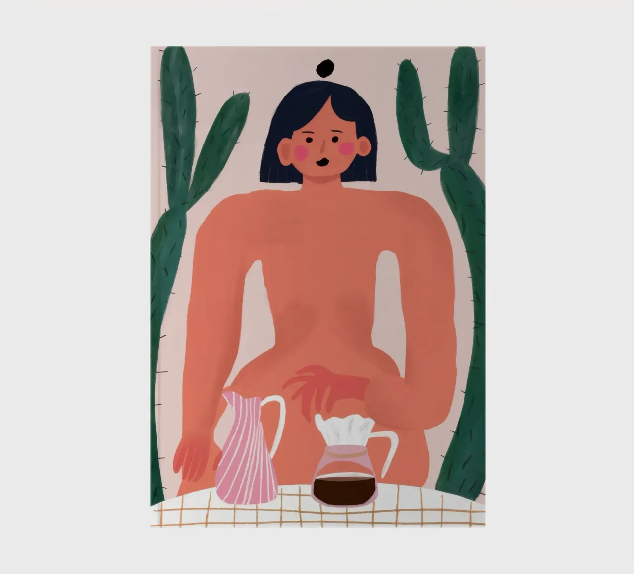 Nudo con brocca diario da Pale Aura
