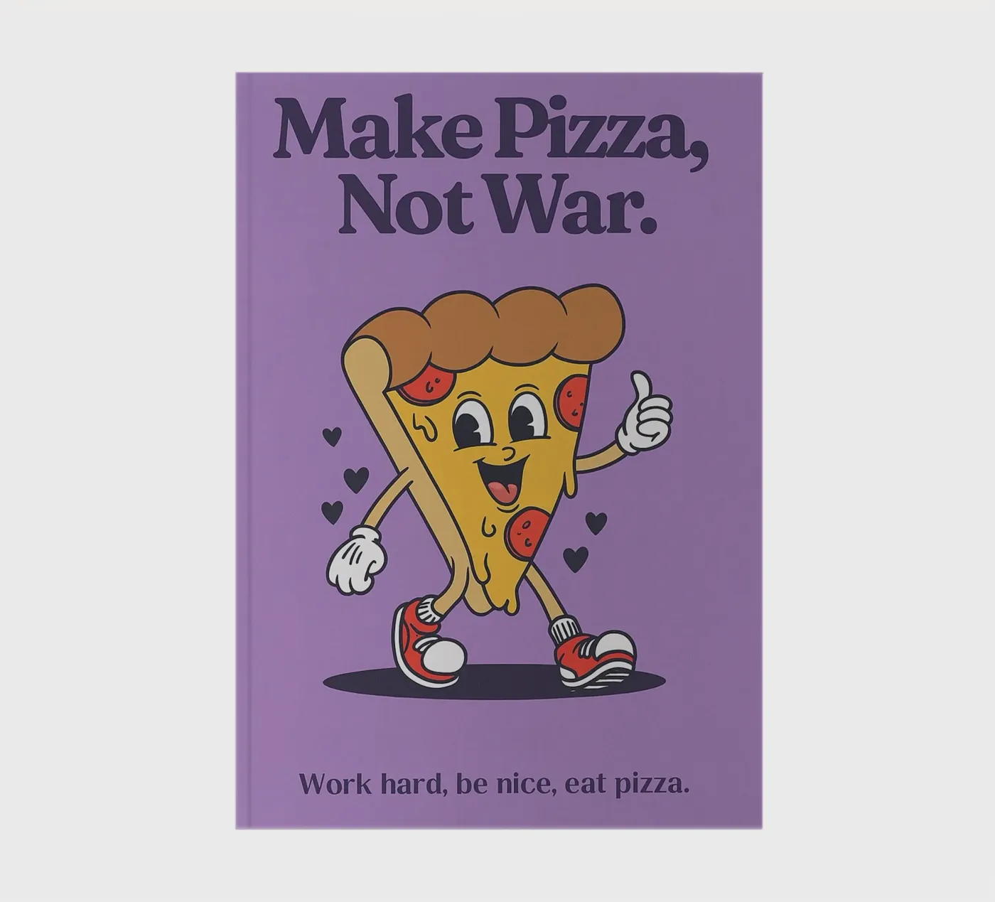 Make Pizza Not War notebook by oneone