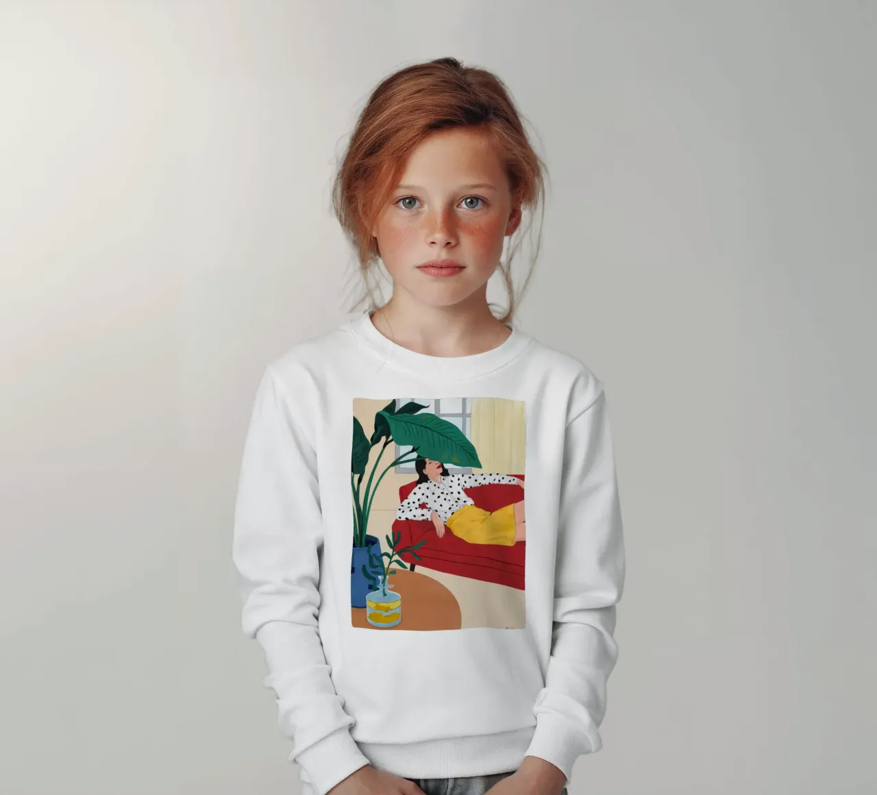 Canapé jaune Coin lecture sweat enfant de Marigold Tiga
