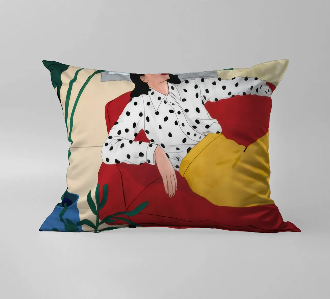 Canapé jaune Coin lecture coussin de Marigold Tiga