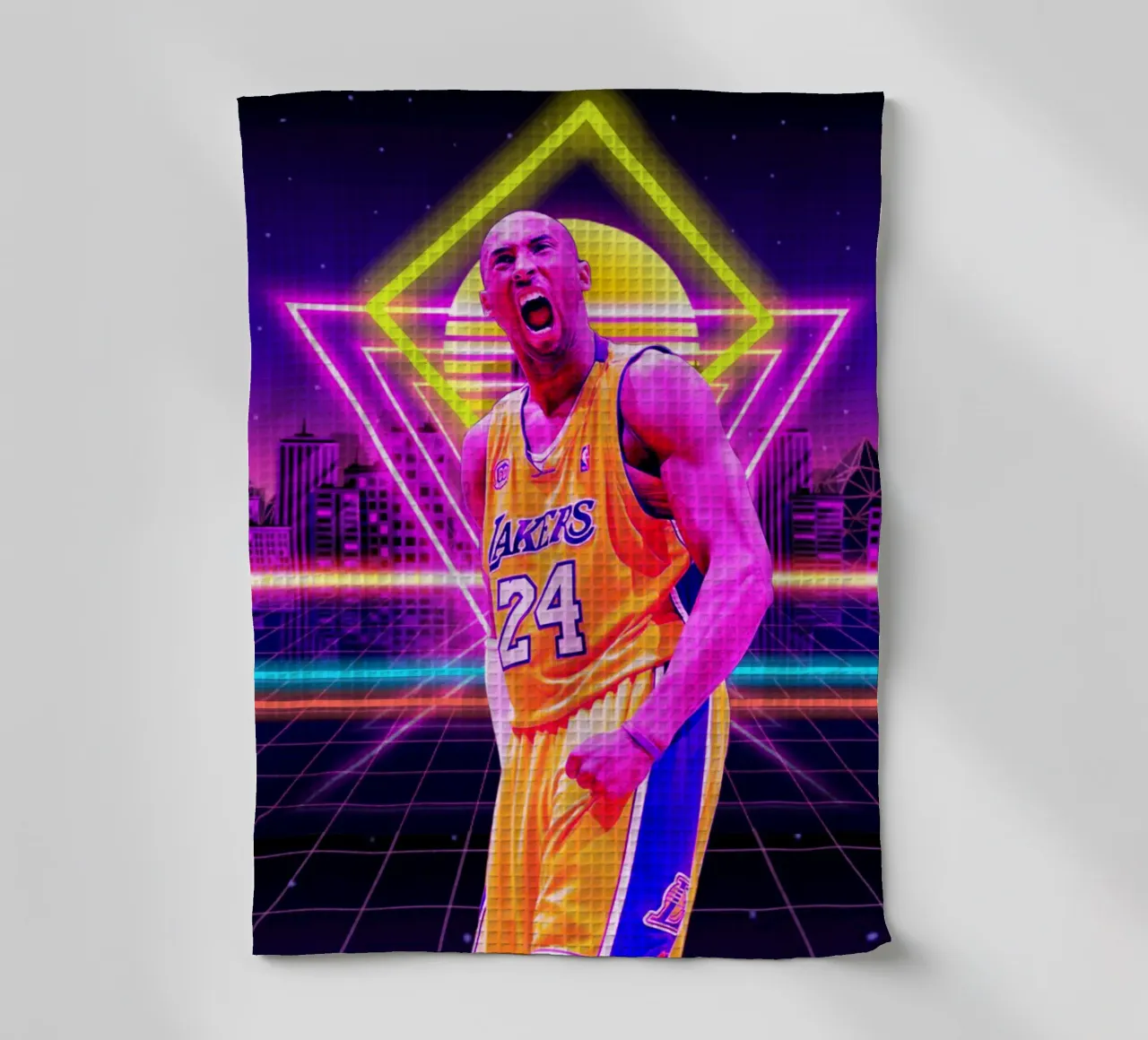 Kobe Bryant stile retrò canovaccio da cucina da Lembayung art