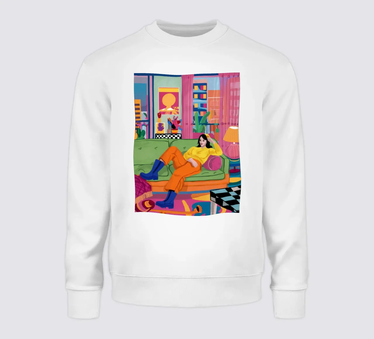 Amici sul divano felpa da Pale Aura