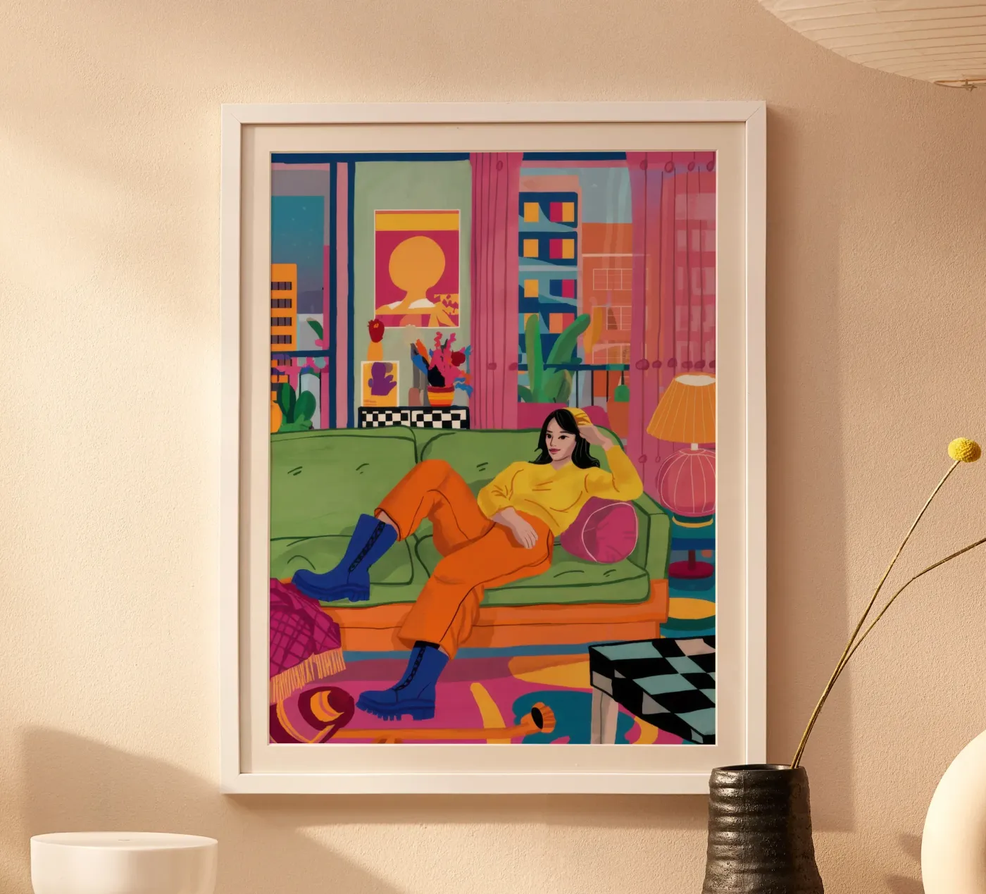 Amici sul divano poster da Pale Aura