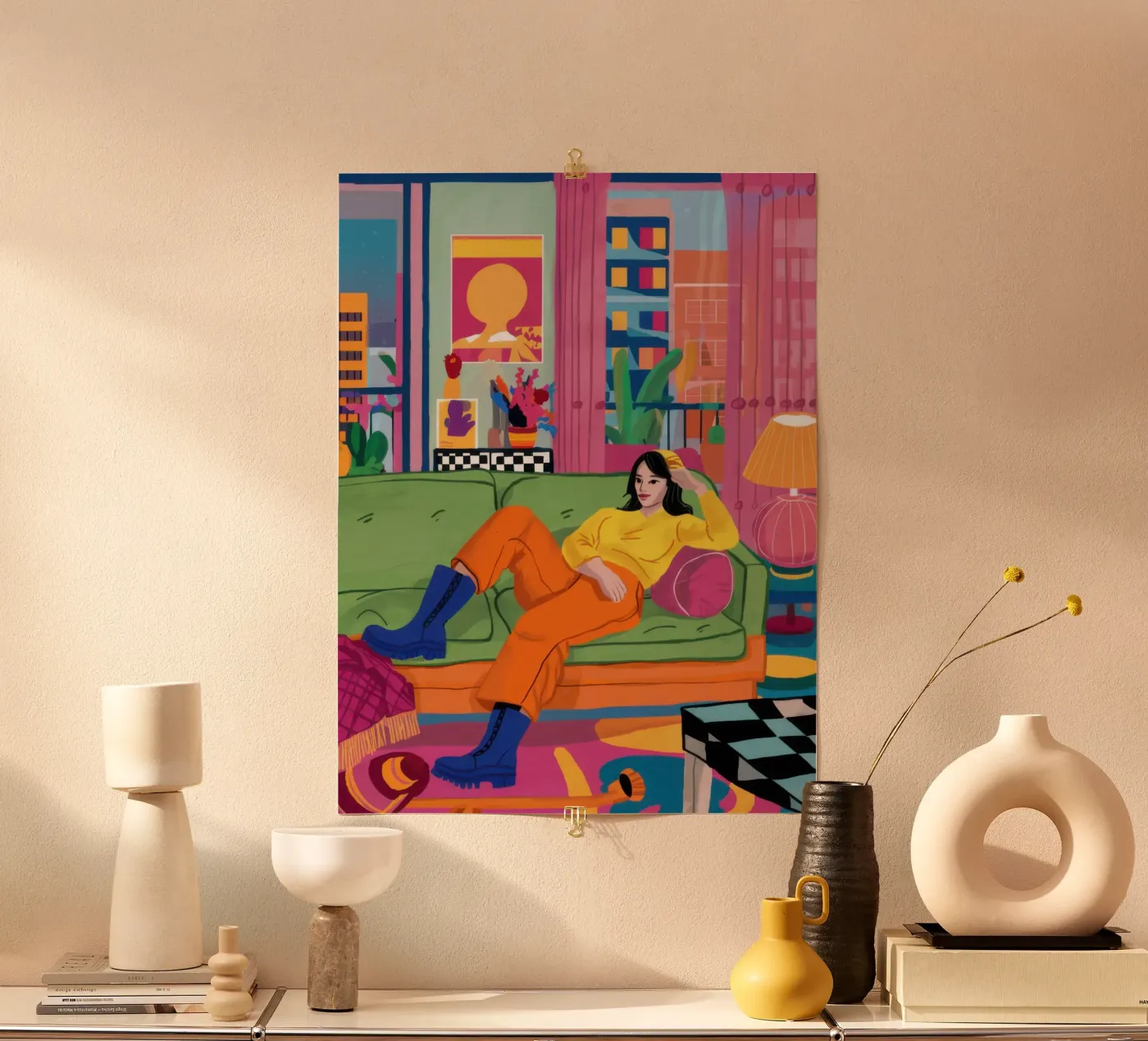 Amici sul divano poster da Pale Aura