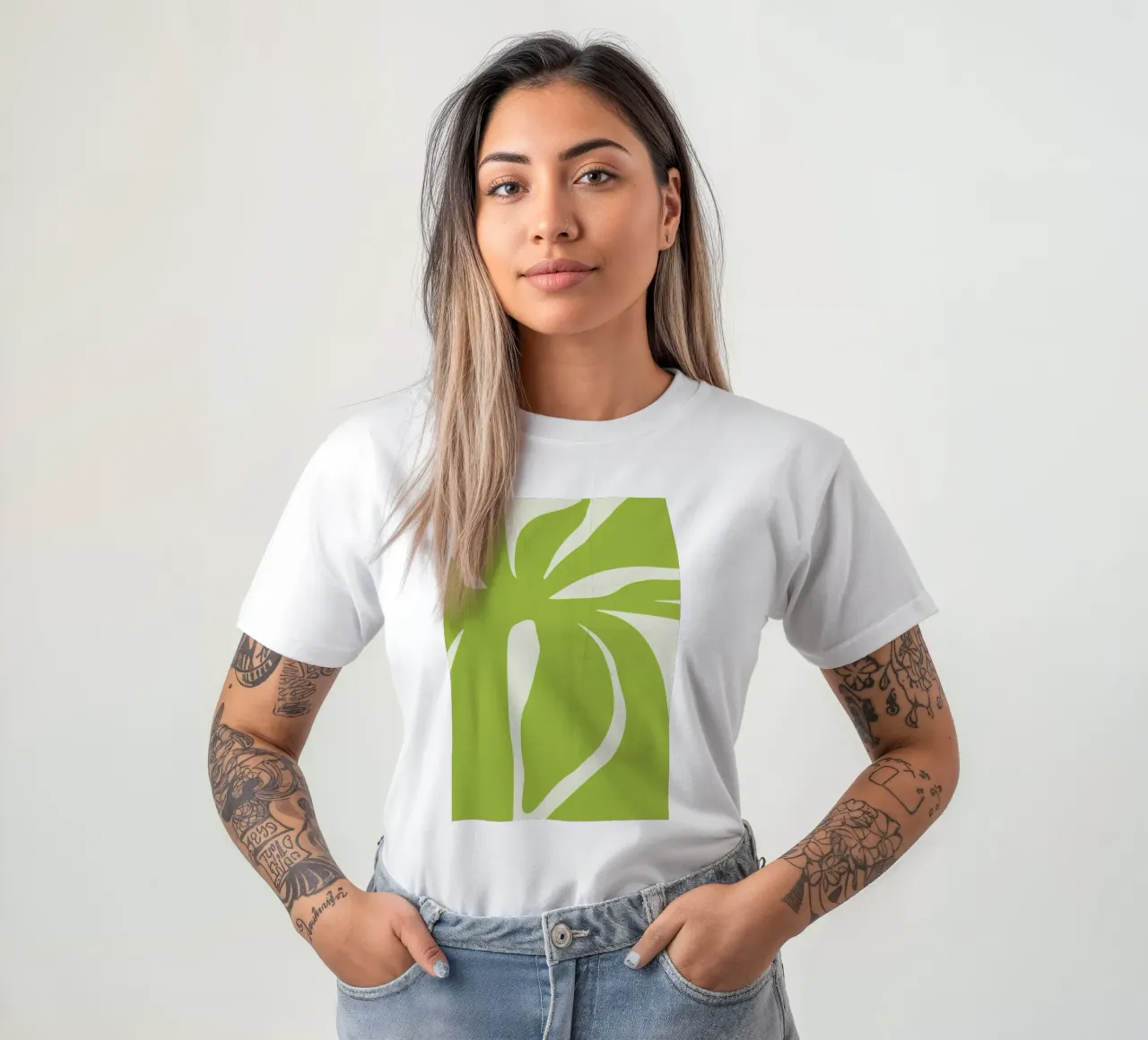Pistachio Leaves t-shirt by Studio One