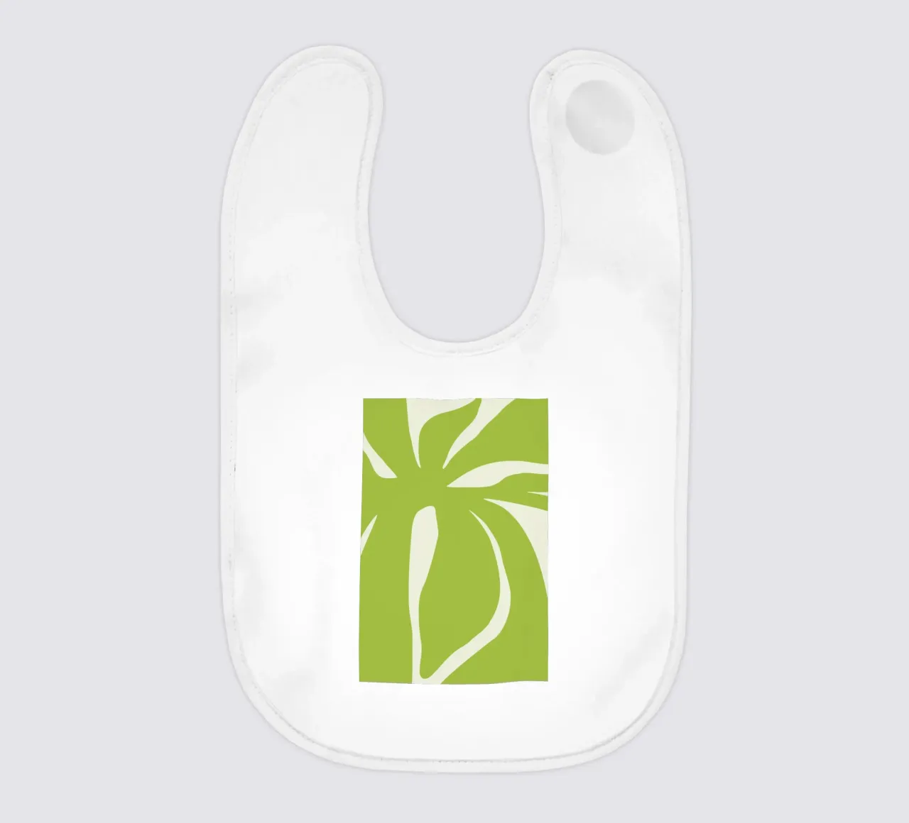 Pistachio Leaves baby bib by Studio One