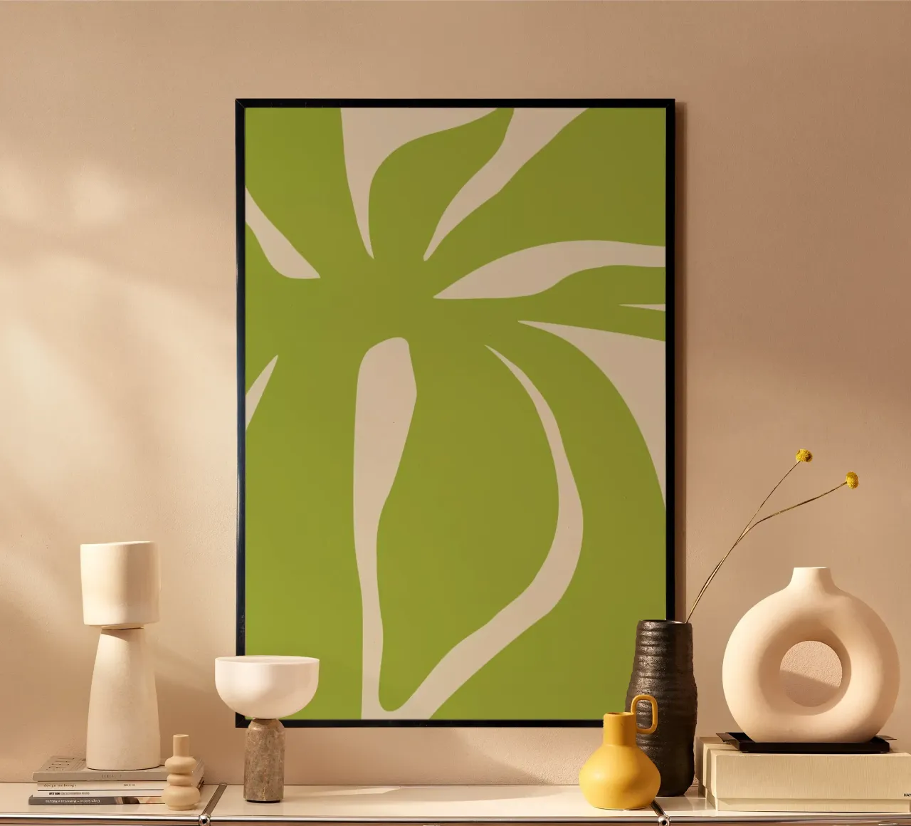 Pistachio Leaves hahnemühle by Studio One