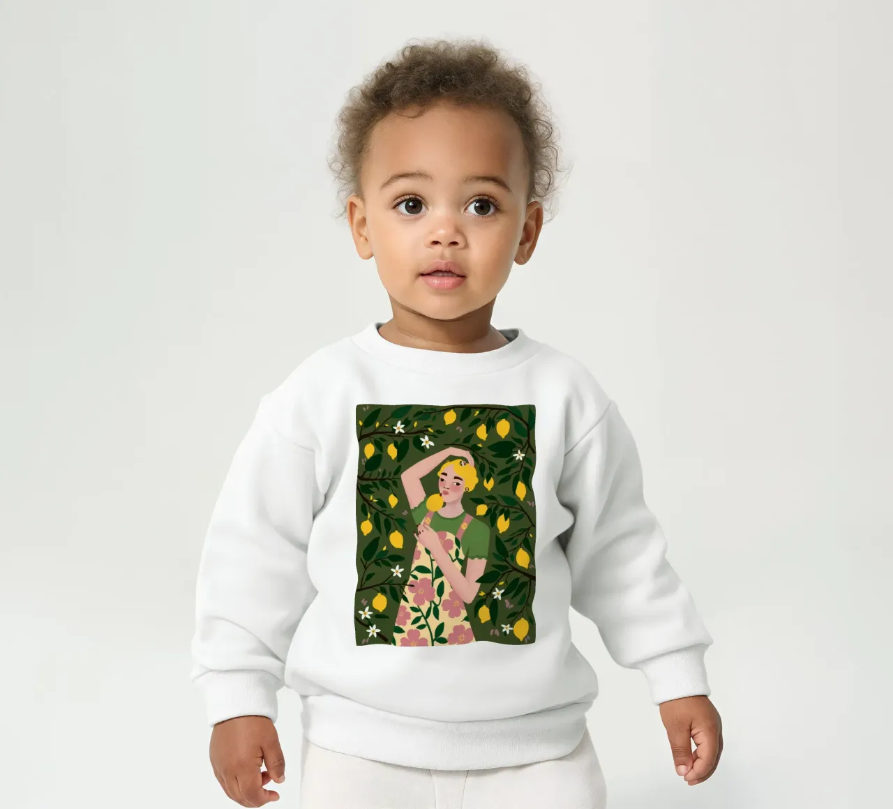 Dea di Lemon Grove felpa neonato da Marigold Tiga