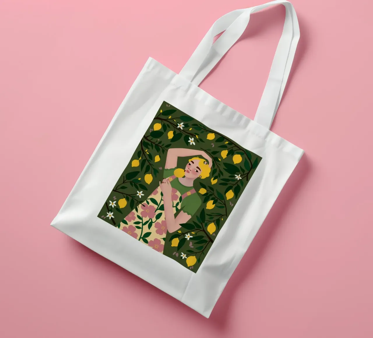 Dea di Lemon Grove borsa in juta da Marigold Tiga