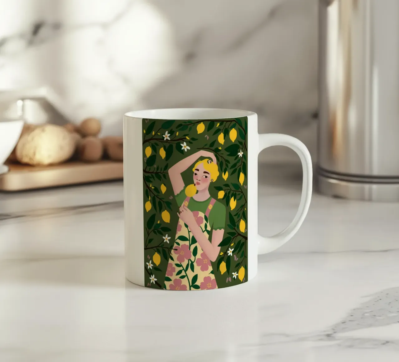 Dea di Lemon Grove tazza in ceramica da Marigold Tiga