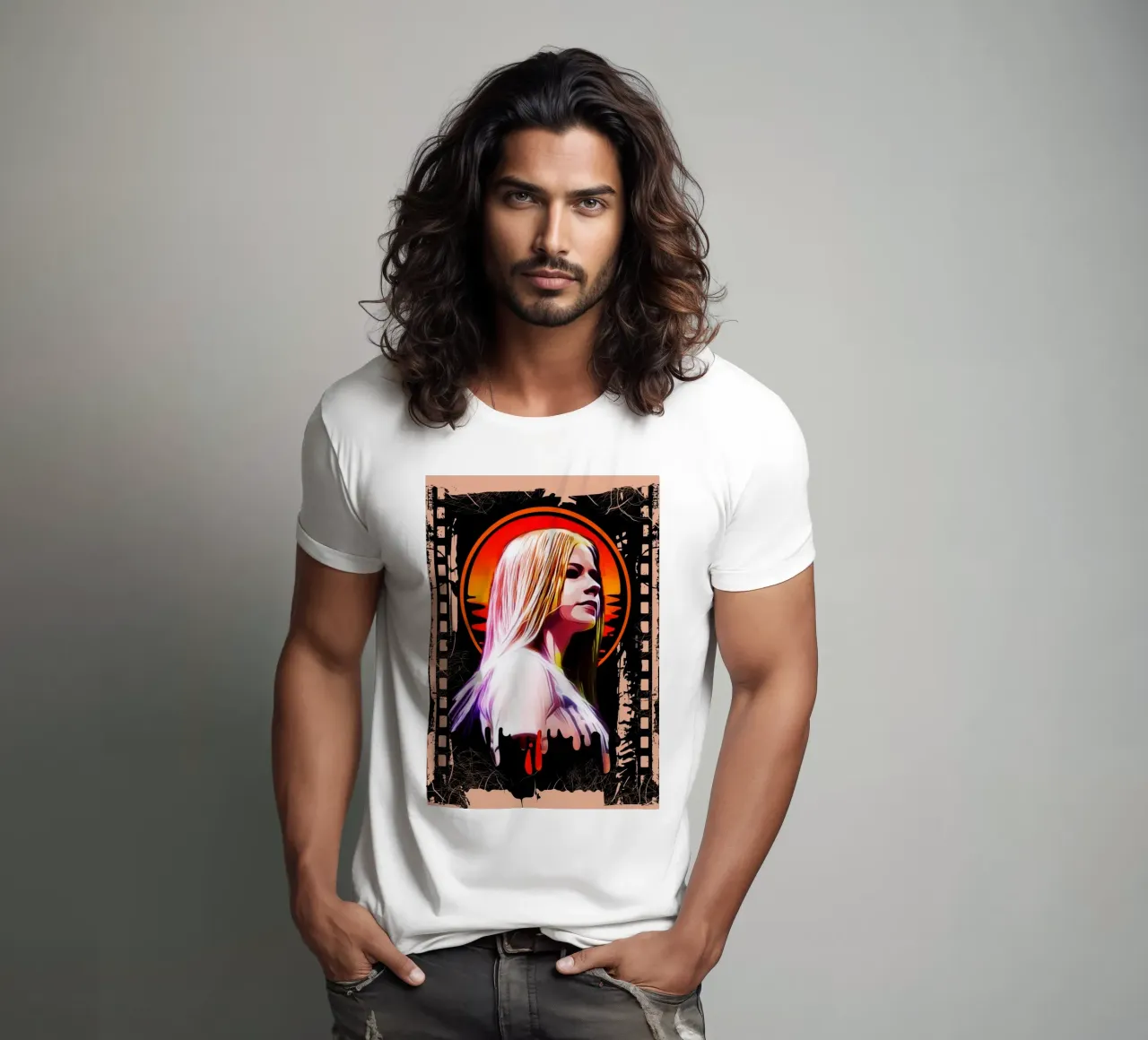 Avril Lavigne t-shirt da Lembayung art