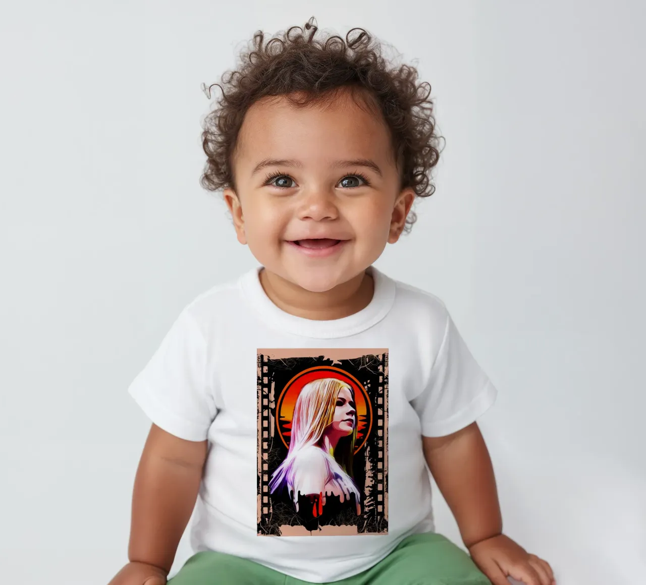 Avril Lavigne maglietta neonato da Lembayung art