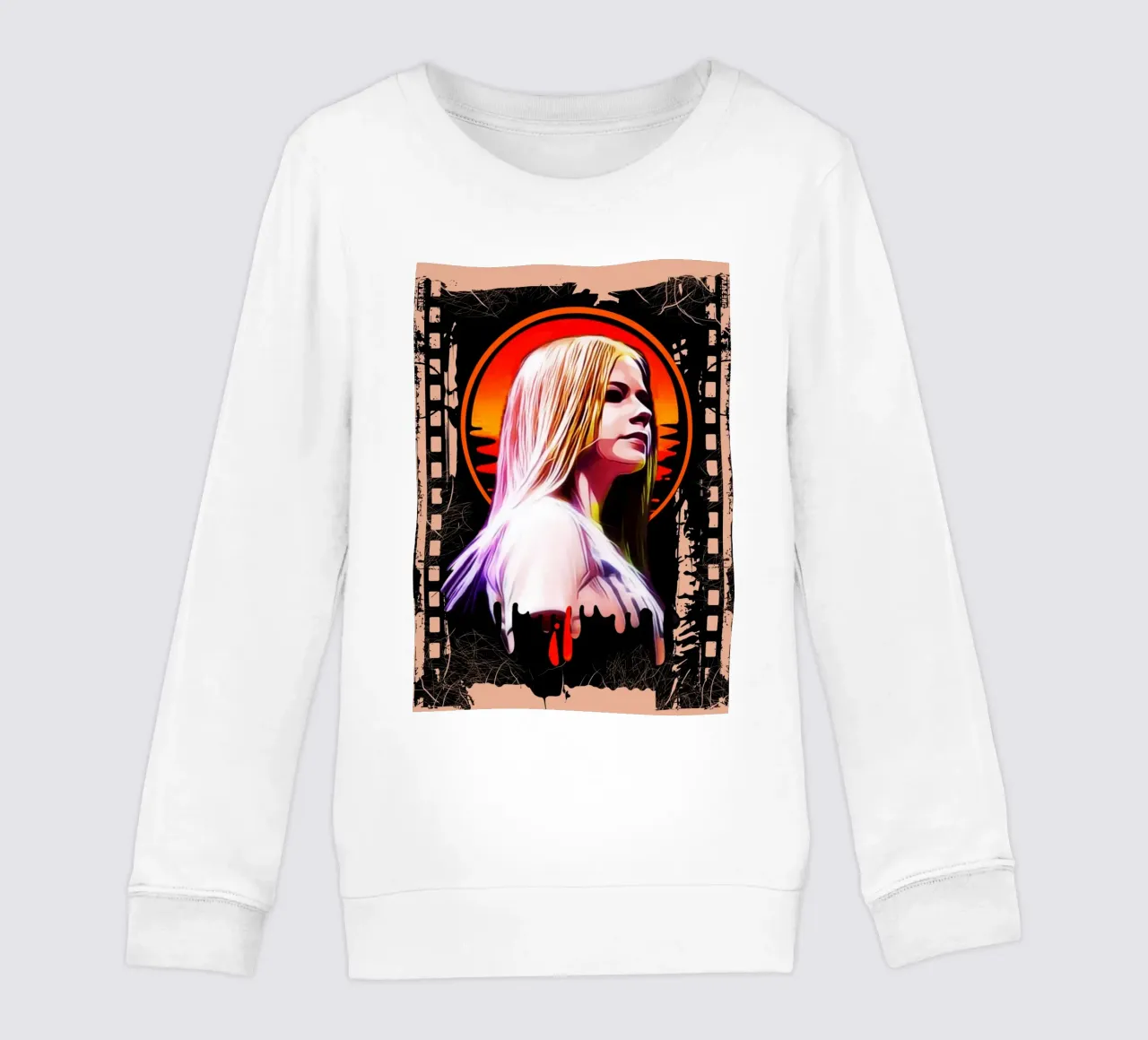 Avril Lavigne felpa bambino da Lembayung art