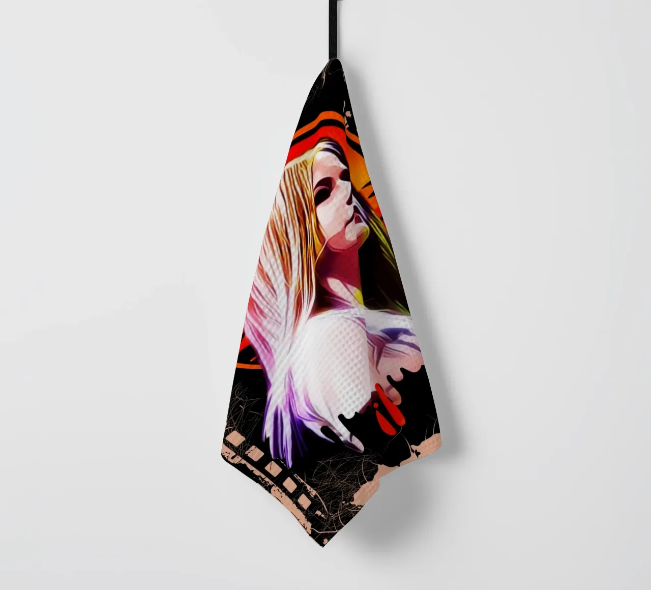 Avril Lavigne canovaccio da cucina da Lembayung art