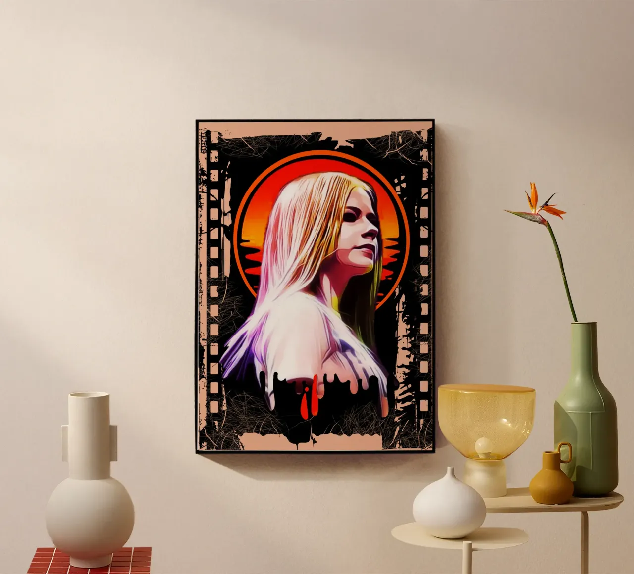 Avril Lavigne plexiglass da Lembayung art