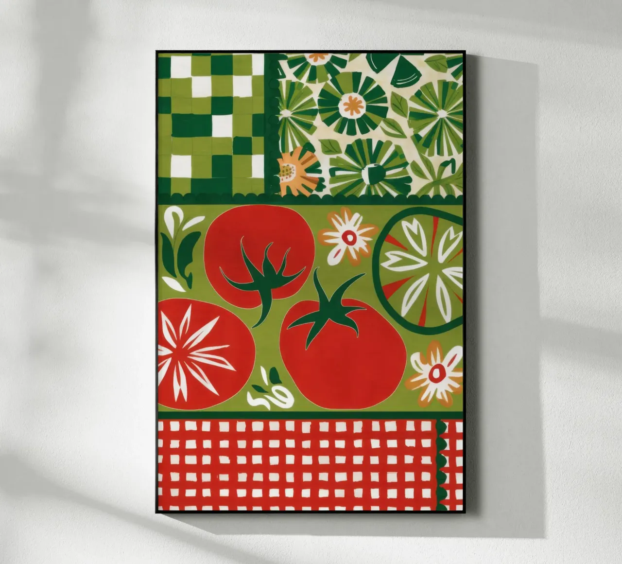 Dama verde e rossa plexiglass da Sentinel Glow