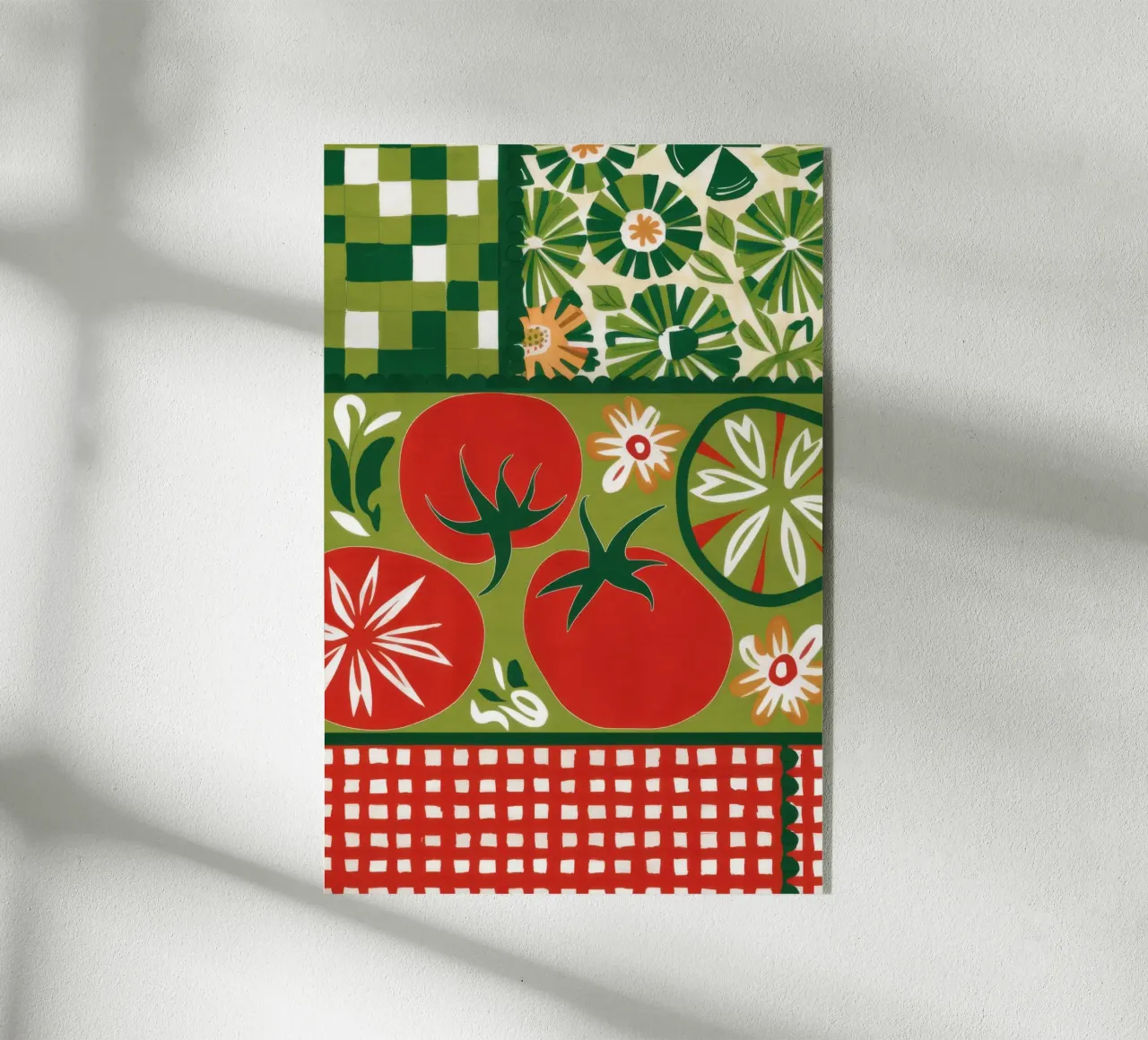 Dama verde e rossa plexiglass da Sentinel Glow