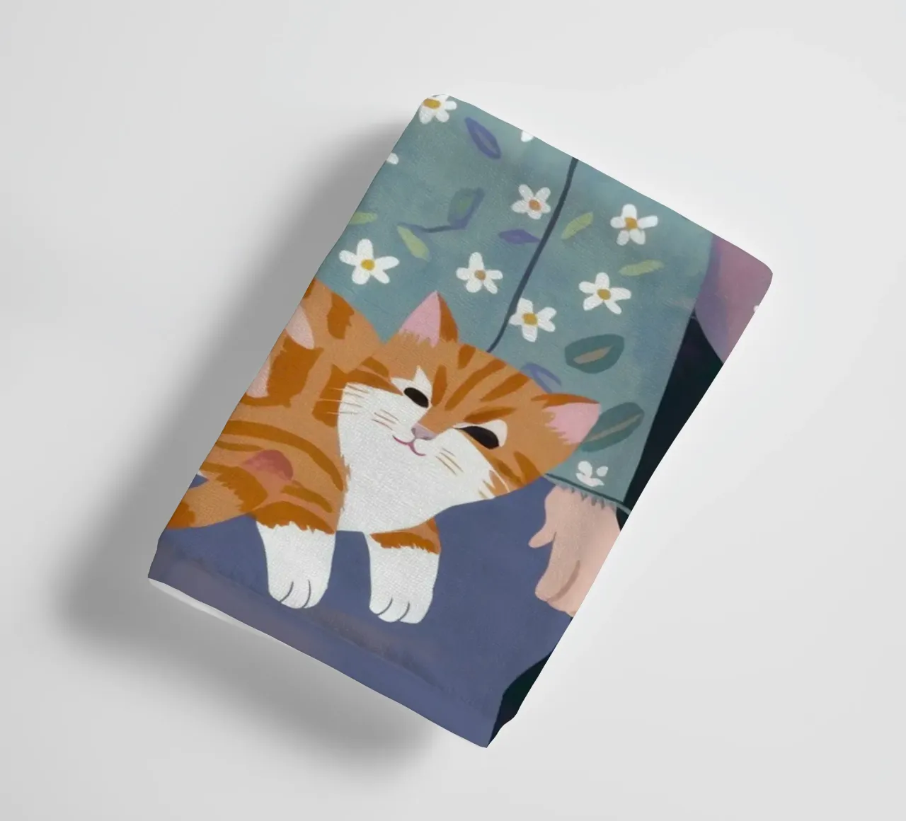 Ginger Cat Cuddle asciugamano da bagno da Marigold Tiga