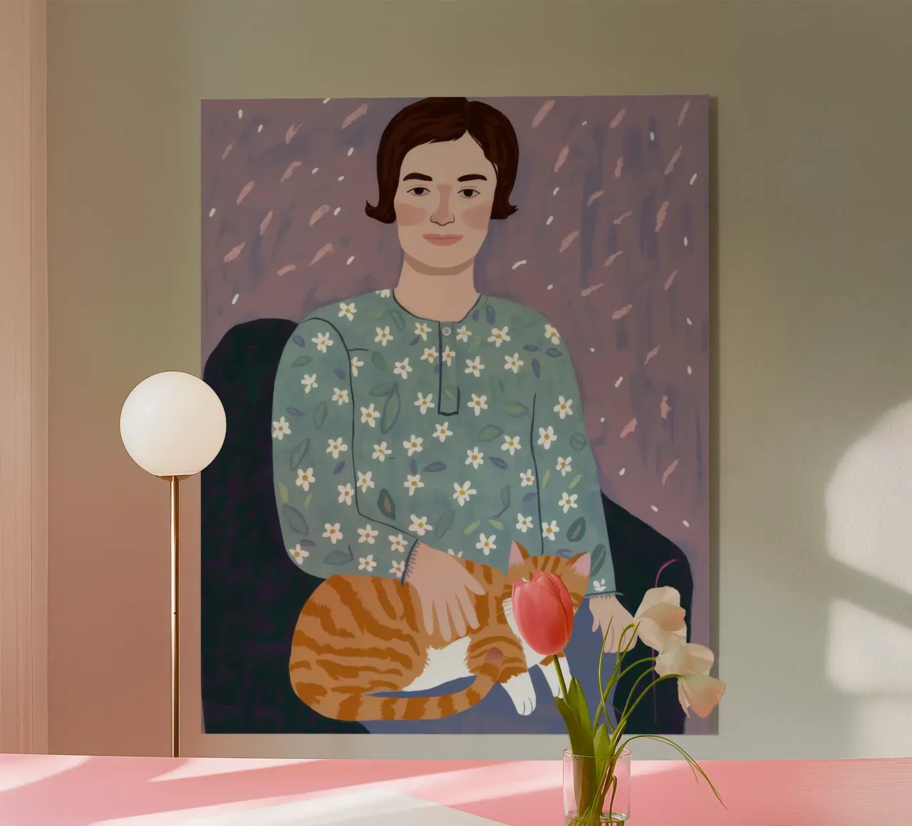 Ginger Cat Cuddle plexiglass da Marigold Tiga