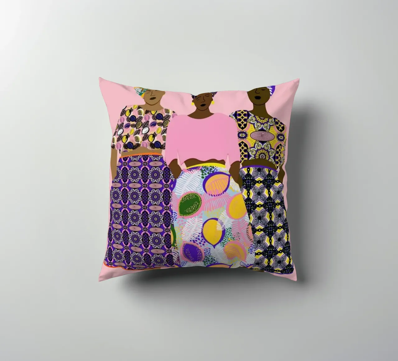 Grlz Band cuscino da Céleste Wallaert