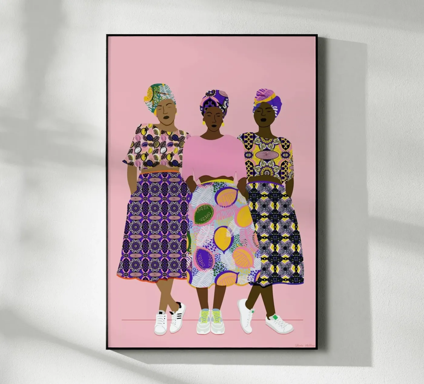 Grlz Band plexiglass da Céleste Wallaert