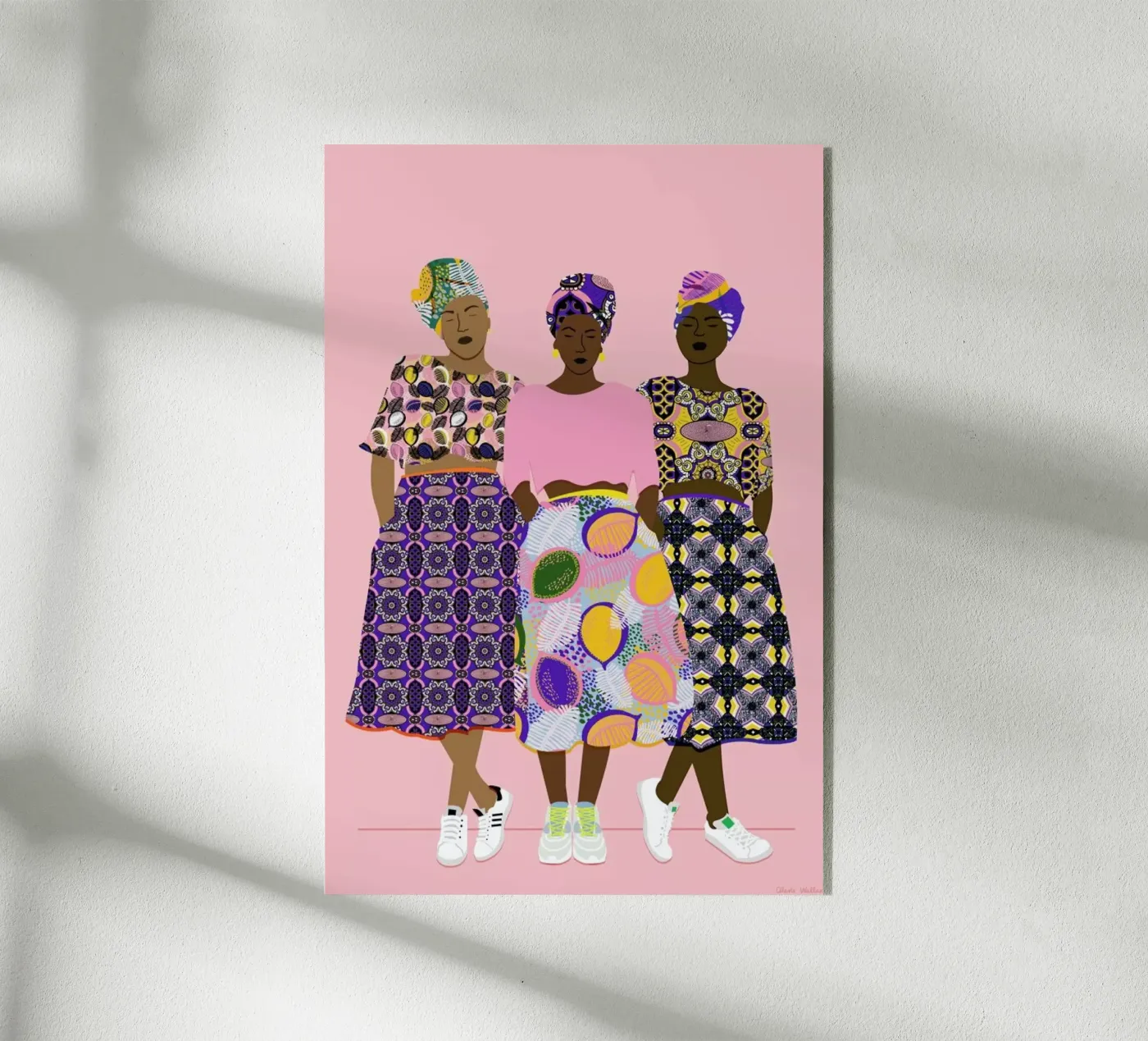 Grlz Band plexiglass da Céleste Wallaert