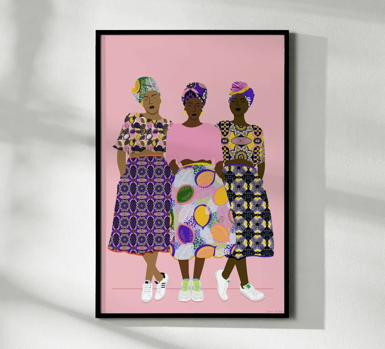 Grlz Band poster da Céleste Wallaert