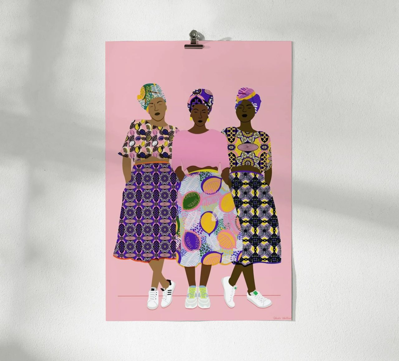 Grlz Band poster da Céleste Wallaert