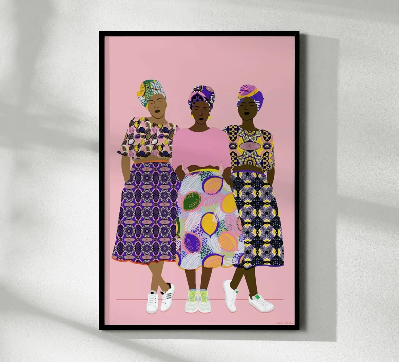 Grlz Band poster da Céleste Wallaert