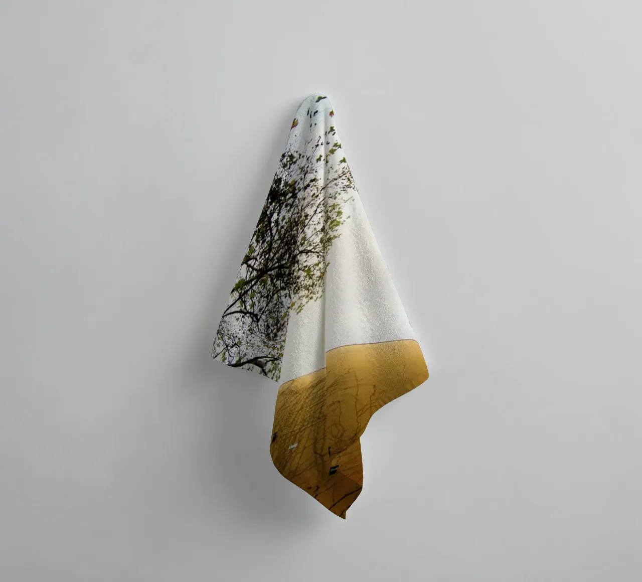 Hinterhof 74 towel by Marc Gruninger