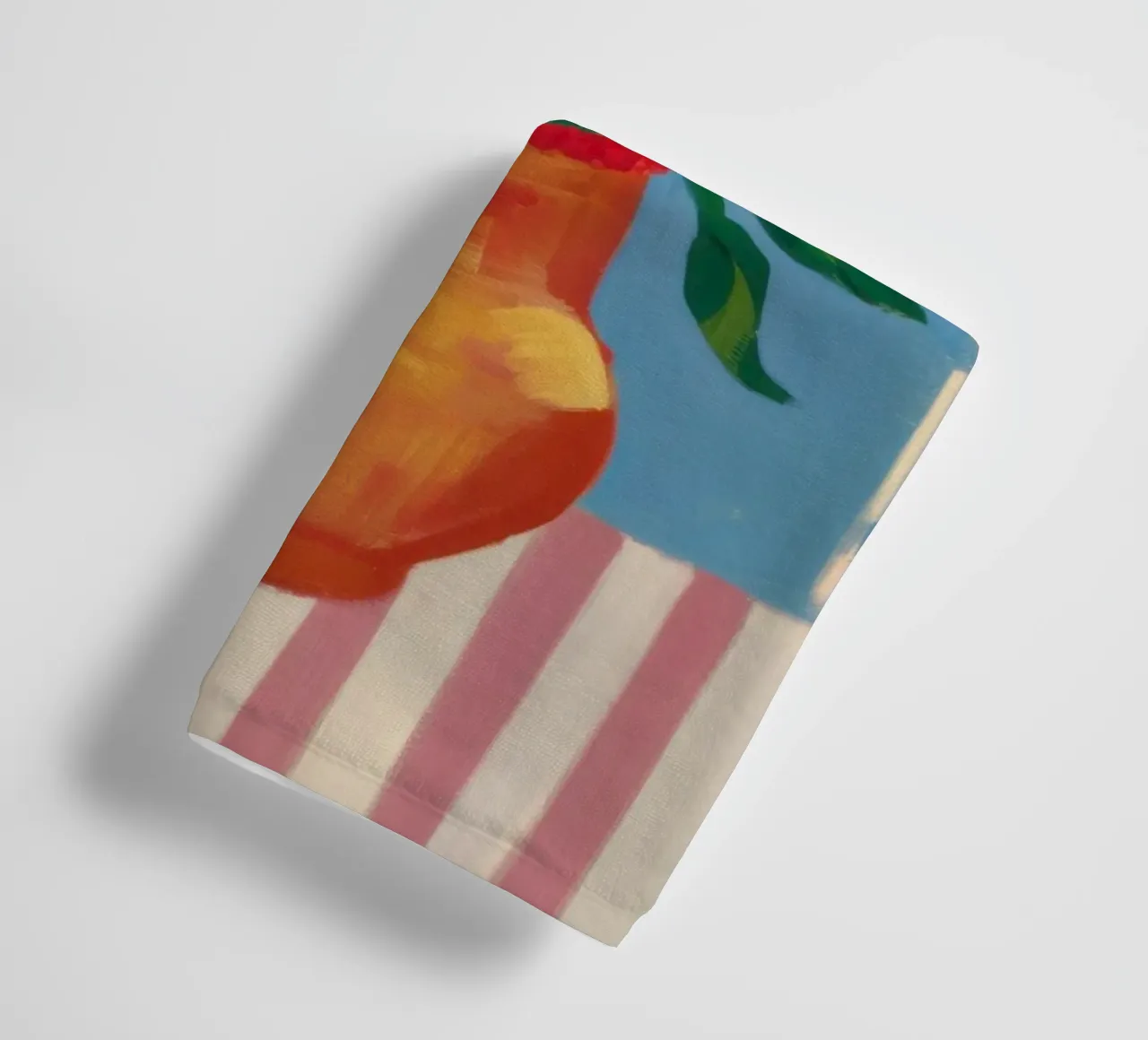 Garofani in vaso rosso asciugamano da bagno da Pale Aura