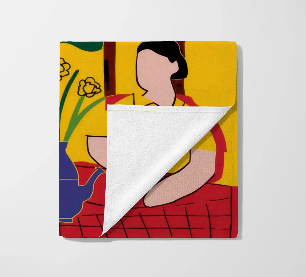 Amici gialli e blu telo mare da Pale Aura